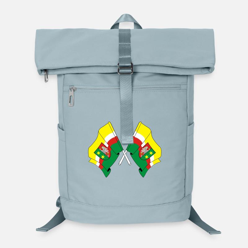 Zwei Flaggen Lubusz Laptop-Rucksack 