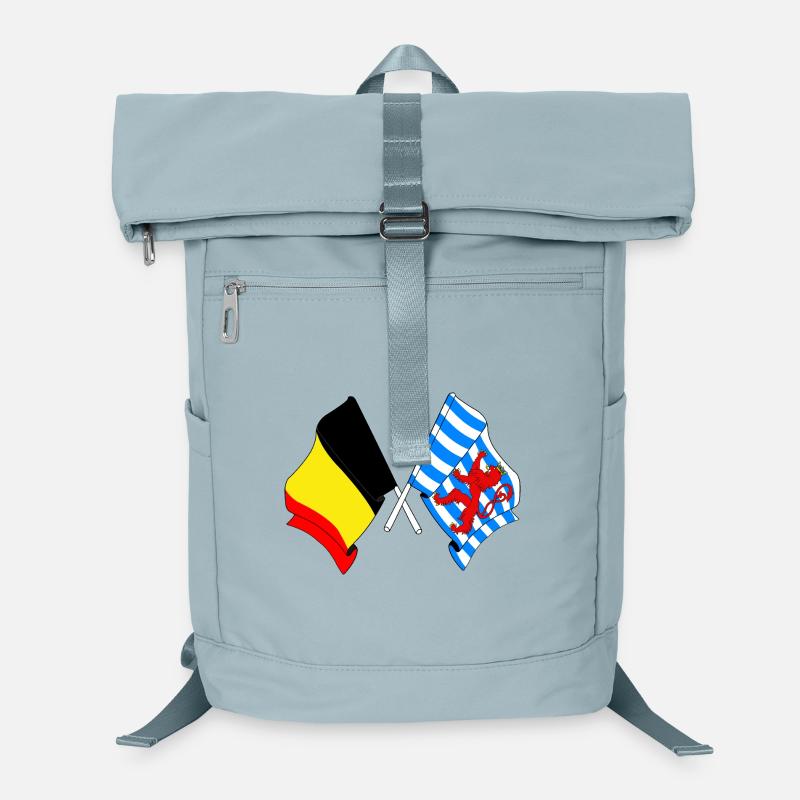 Drapeau de la Belgique, du Luxembourg Sac à dos ordinateur