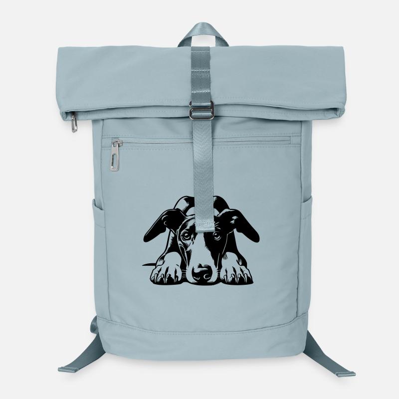 Galgo Head with Paws Laptop Backpack
