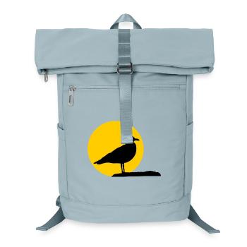 Seagull in front of sun - Laptop Backpack - ice blue - Front