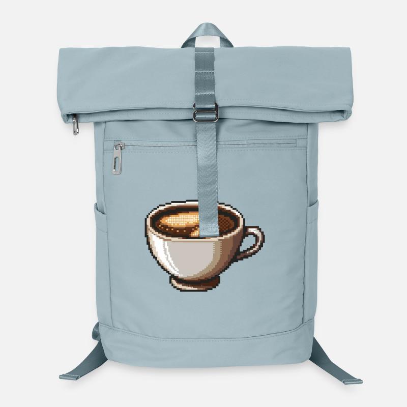 PixelCoffee Tasse à café Art Sac à dos ordinateur