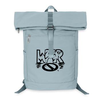 WAR / (No) war - Laptop Backpack - ice blue - Front