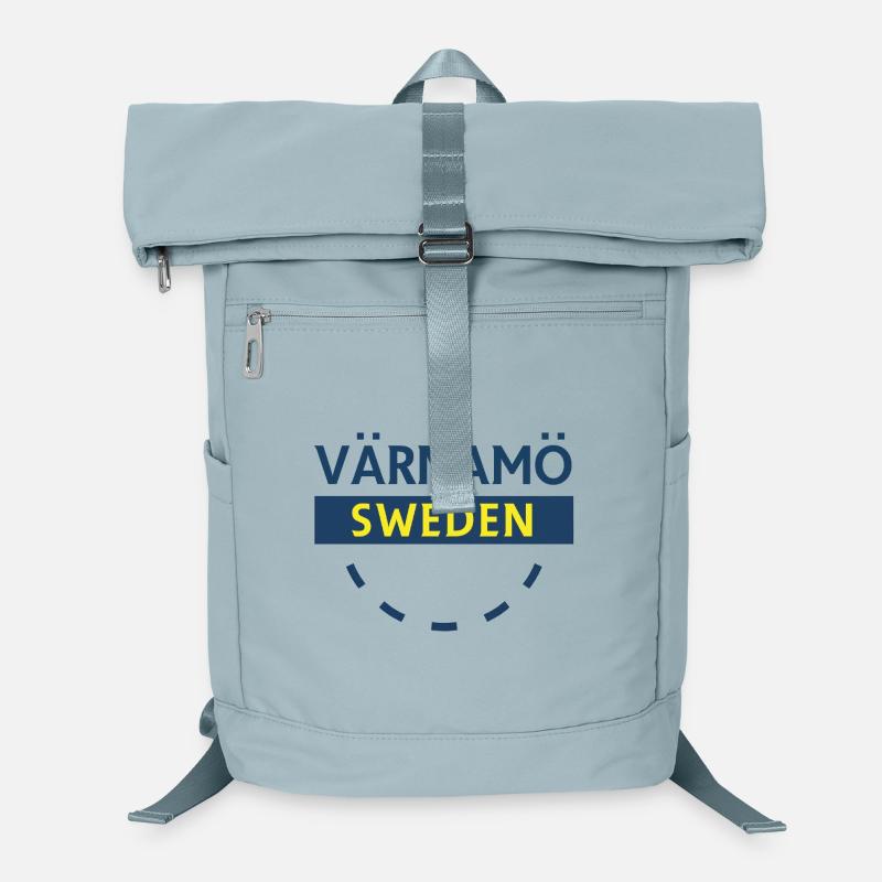 Värnamo Schweden Abzeichen Laptop-Rucksack 