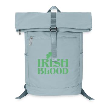 Cœur de la fierté irlandaise trèfle - Sac à dos ordinateur - bleu glacier - Devant