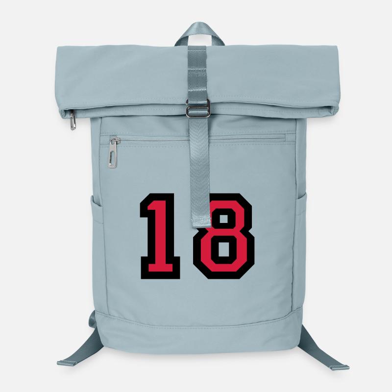 Le numéro 18 - numéro dix-huit Sac à dos ordinateur