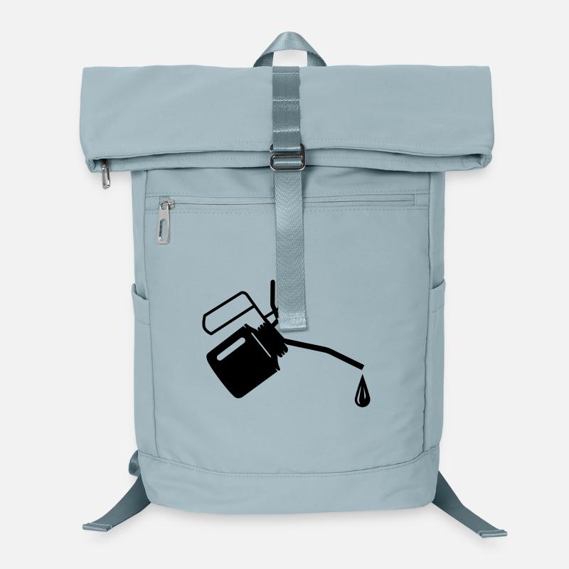 Ölkännchen mit einem Tropfen Öl Laptop-Rucksack 