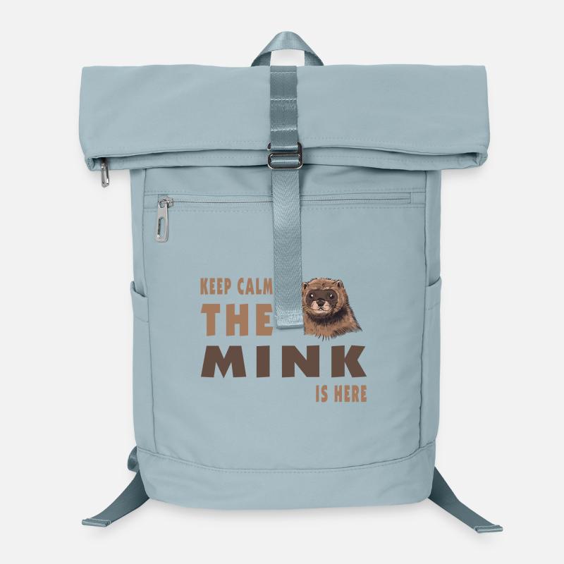 Keep Calm der Nerz ist hier Design Laptop-Rucksack 