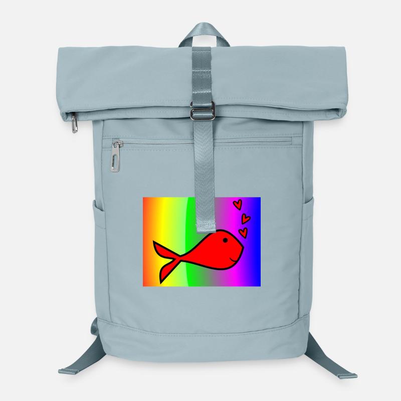 SARDINE. FISH. APRIL FOOL. EASTER. SEA Laptop Backpack