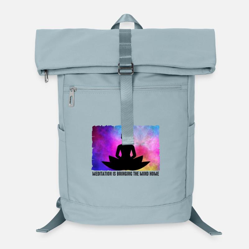 Meditation bringt den Geist nach Hause Laptop-Rucksack 