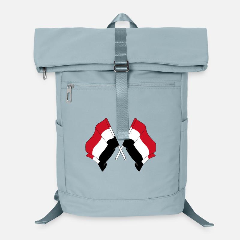Two flags crossed from Yemen Laptop Backpack