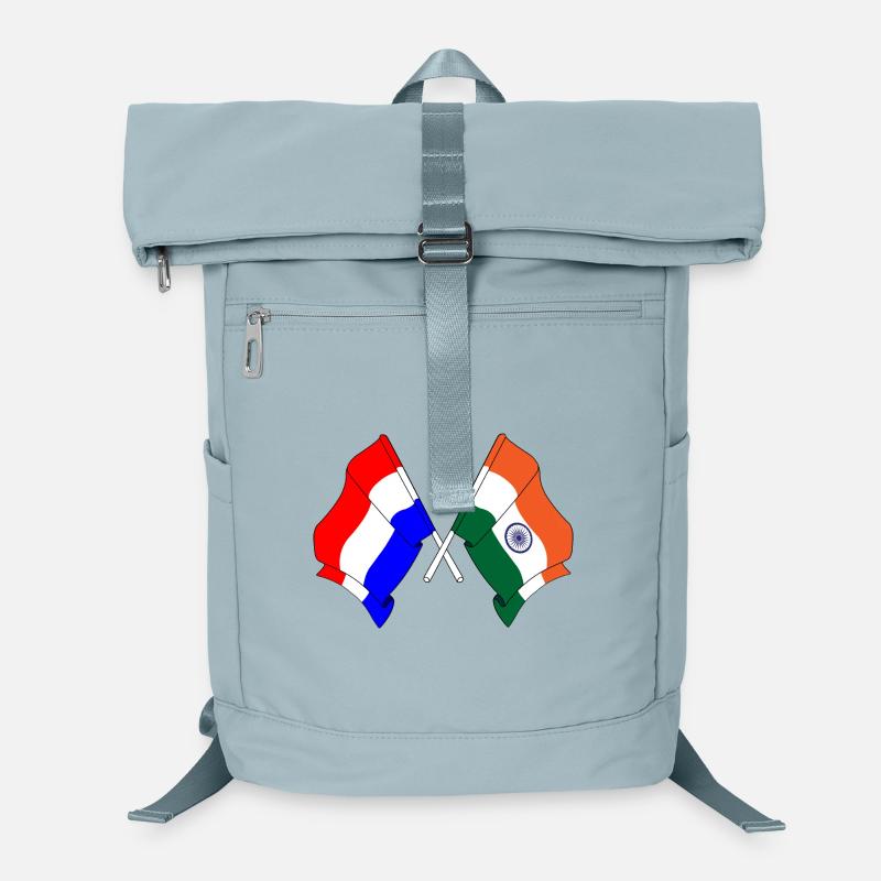 Drapeau des Pays-Bas, drapeau de l’Inde Sac à dos ordinateur