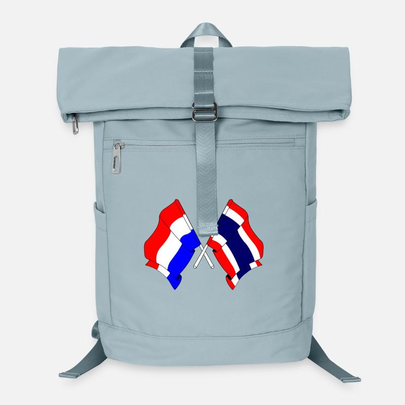 Drapeau Pays-Bas Thaïlande Sac à dos ordinateur
