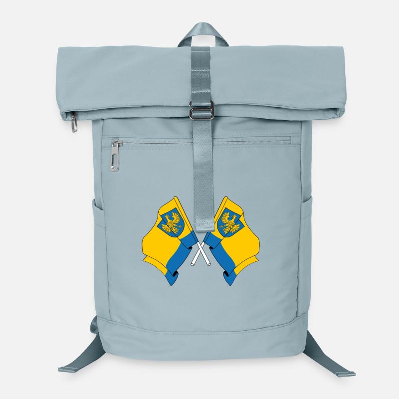 Zwei Flaggen Opole Laptop-Rucksack 