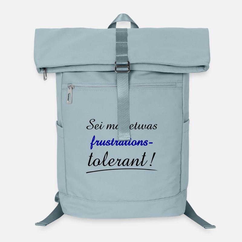 Expression of Frustration with Bold Typography Laptop Backpack