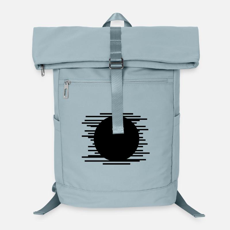 Minimalistisches Linienmusterdesign Laptop-Rucksack 