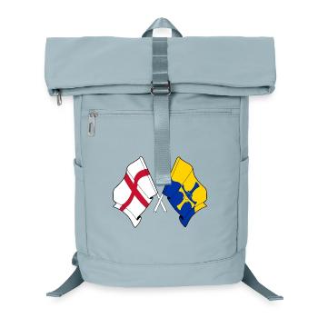 Durham & England Crossed - Laptop-Rucksack  - Eisblau - Vorne