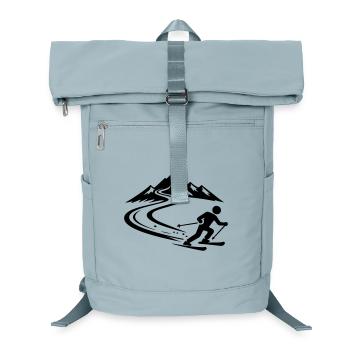 Ski Mountains Slope - Laptop Backpack - ice blue - Front