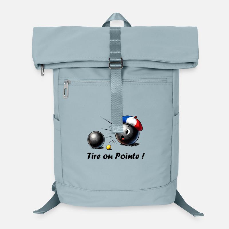 French Petanque Ball with Beret Laptop Backpack
