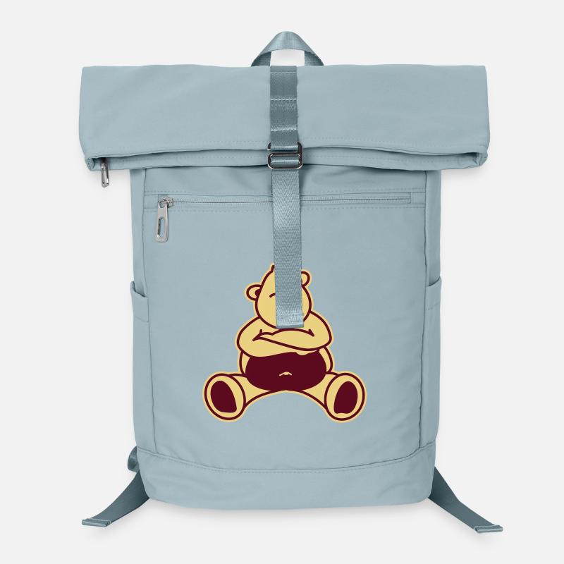 Moues fâchée d'ours / ours [v2 2c neg] Sac à dos ordinateur
