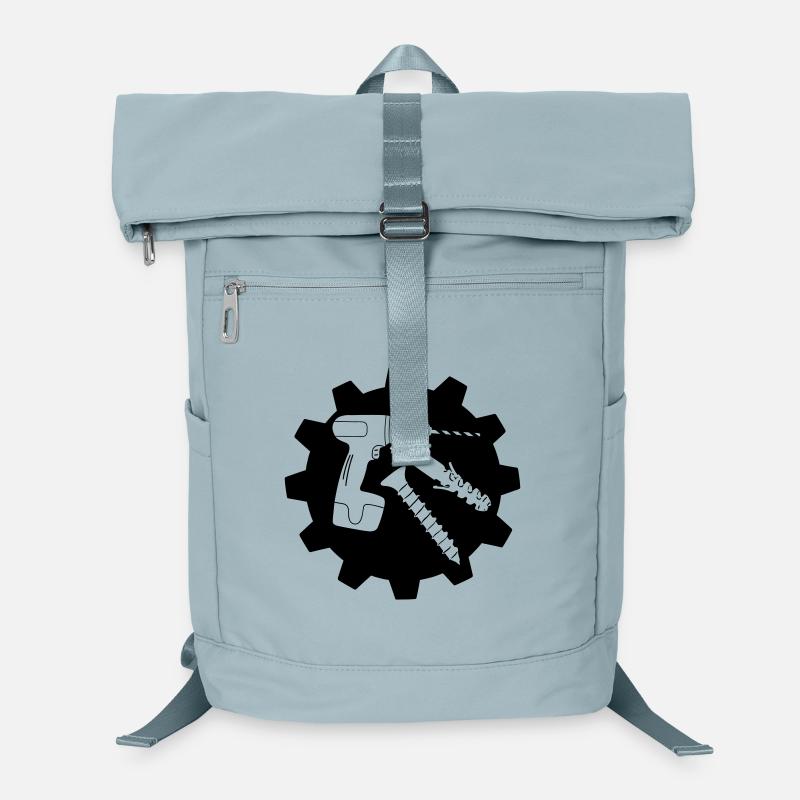 Teamwork Bohrschraube und Plug Logo Laptop-Rucksack 