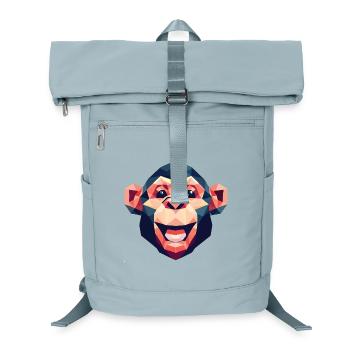 Polygon-Affe - Laptop-Rucksack  - Eisblau - Vorne