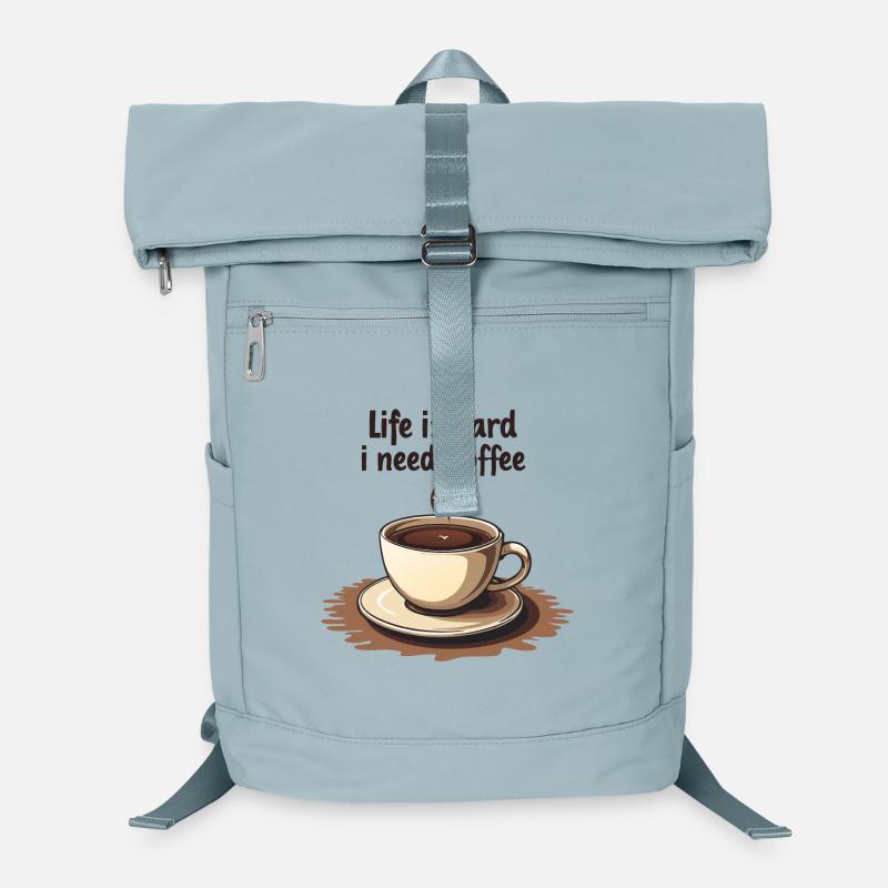Tasse à café avec motivation par texte Sac à dos ordinateur