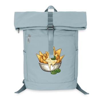 Nachos with cheese dip and jalapenos :) - Laptop Backpack - ice blue - Front