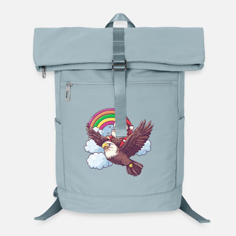 Aigle Père Noël Noël Sac à dos ordinateur