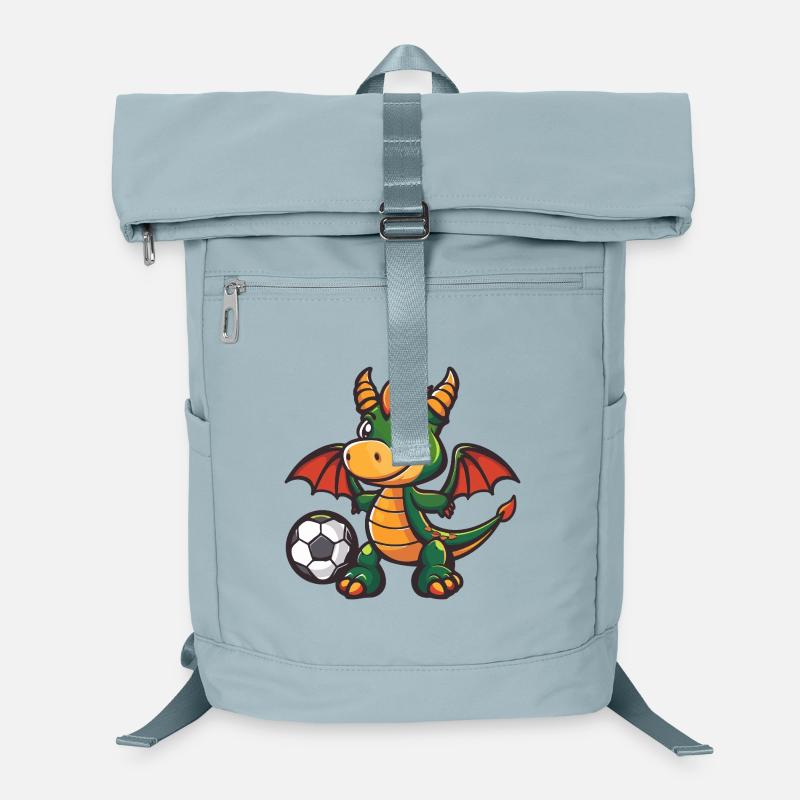 Dragon avec boule Sac à dos ordinateur