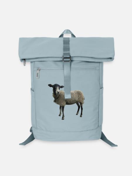 Schaf - Laptop-Rucksack  - Eisblau