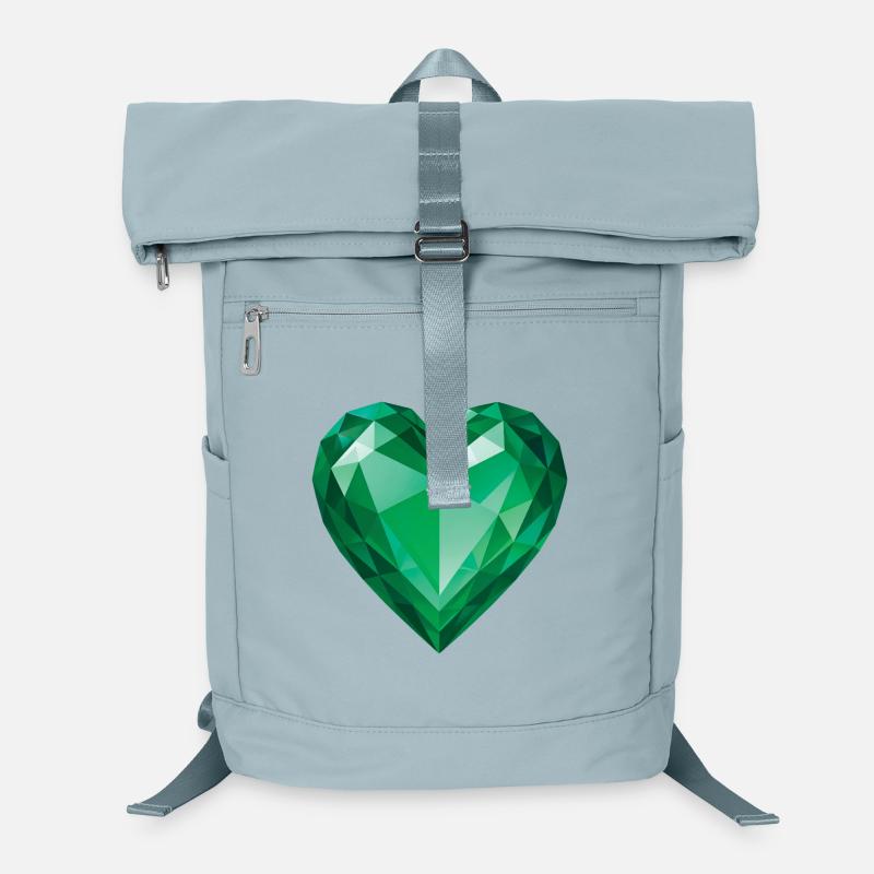 EMERALD HEART - peace & love Sac à dos ordinateur