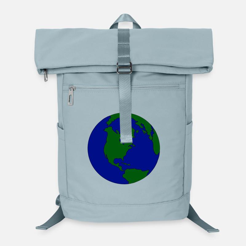 Globule minimal : Terre en bleu-vert Sac à dos ordinateur