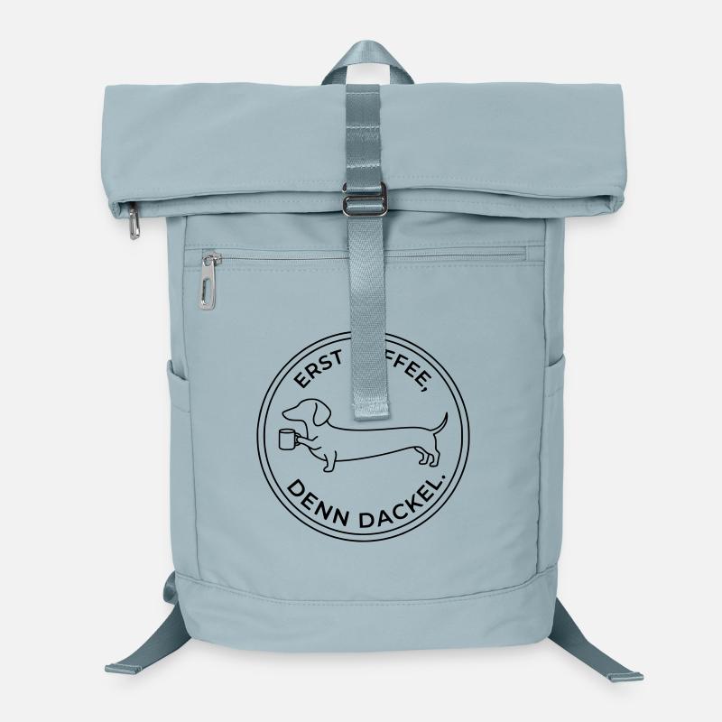 erst kaffee denn dackel Laptop-Rucksack 