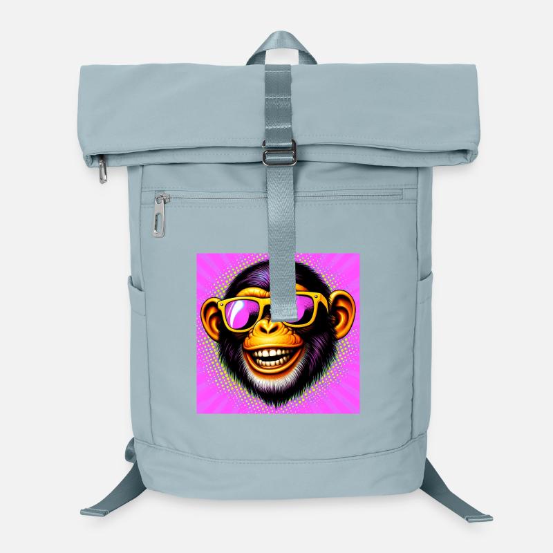 Chimpanzee Monkey Laptop Backpack