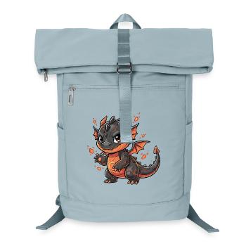 Lava Dragon Cuddly Hero - Laptop Backpack - ice blue - Front