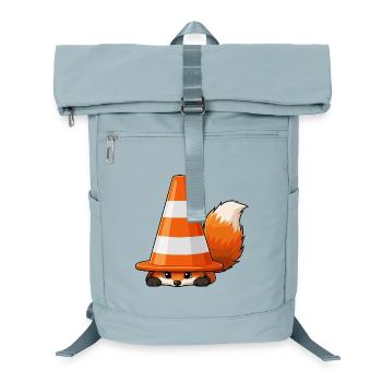 Fox under cone - Laptop Backpack - ice blue - Front