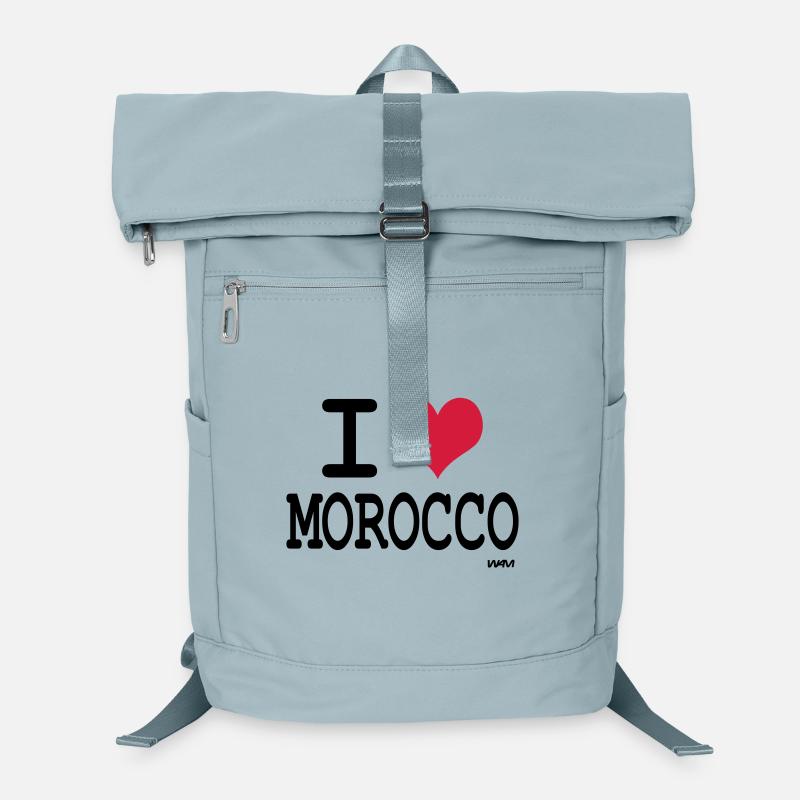 J'aime le maroc - couleurs personnalisables Sac à dos ordinateur