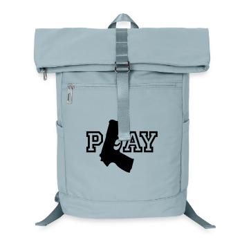 Play | Gun | Waffe - Sac à dos ordinateur - bleu glacier - Devant