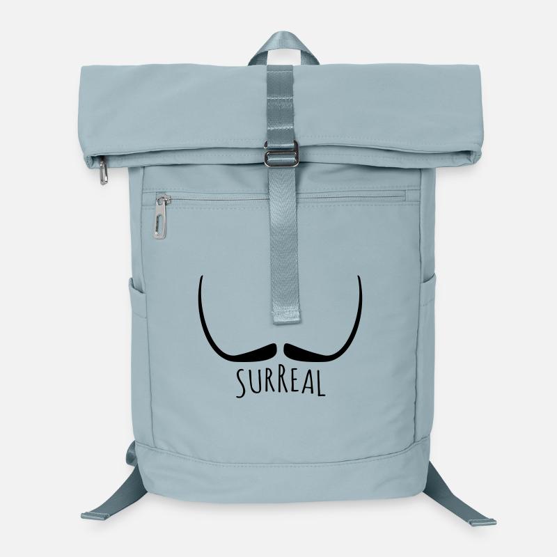 Surreal - surreal mustache Laptop Backpack