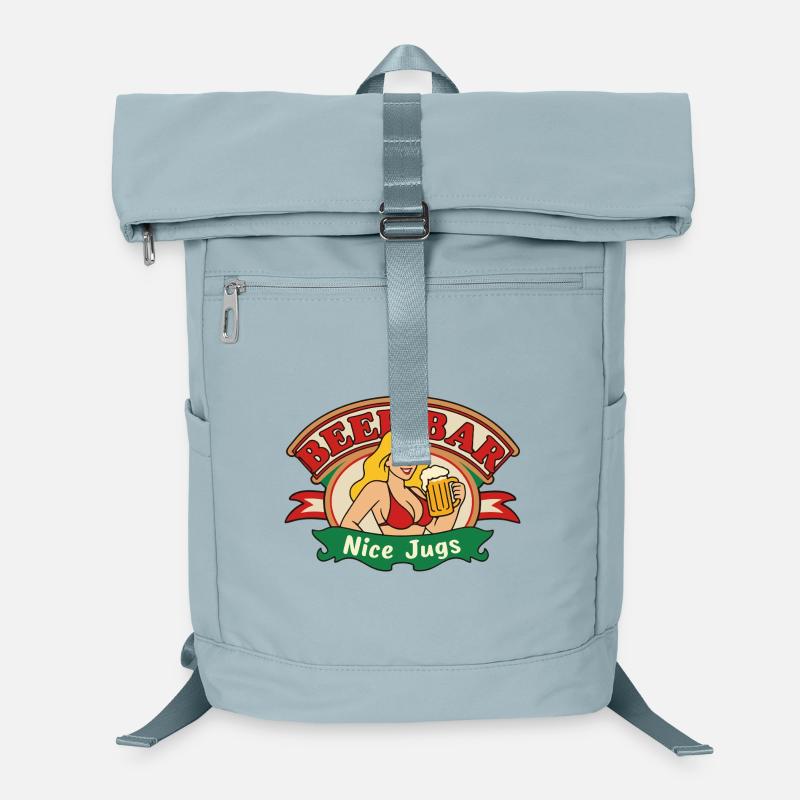 Beer Babe Retro Laptop Backpack