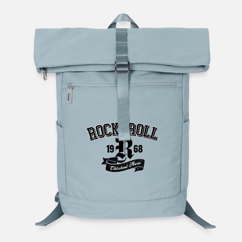 Conception du logo Rock and Roll Oldschool Sac à dos ordinateur