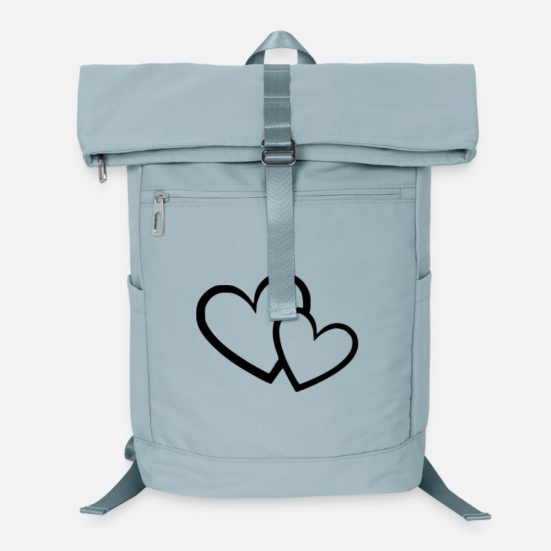 Saint-Valentin Cœur noir, St.valentin Sac à dos ordinateur