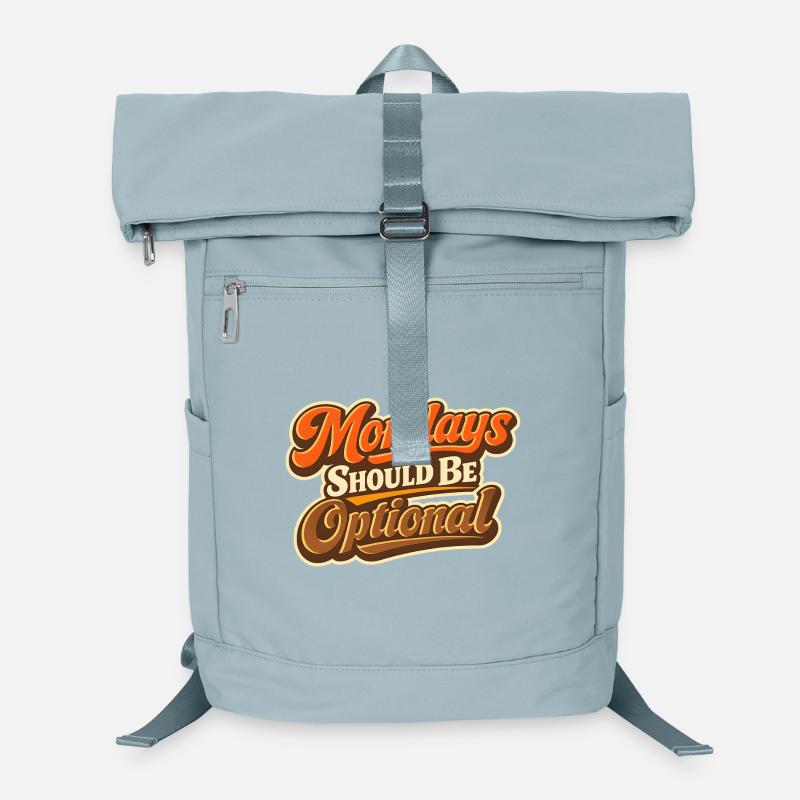 Monday Should Be Optional Lustiger Montag Laptop Backpack