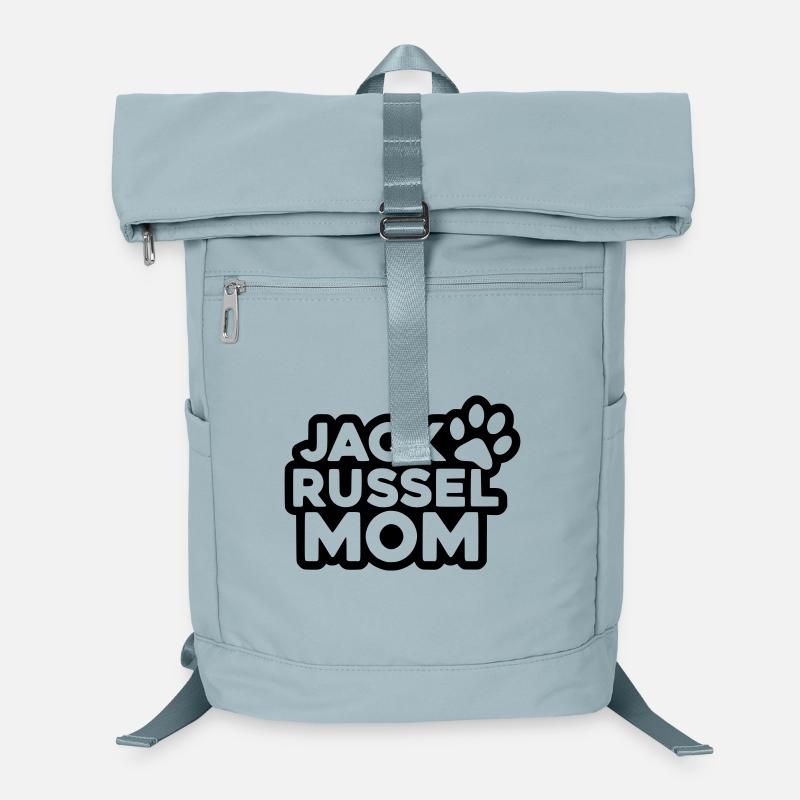 Jack Russel Mom - Couleur de design variable - Sac à dos ordinateur - bleu glacier