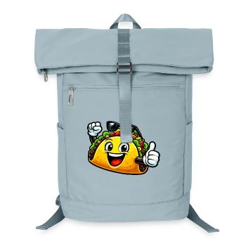 Fröhlicher Taco mit Sonnenbrille - Laptop-Rucksack  - Eisblau - Vorne