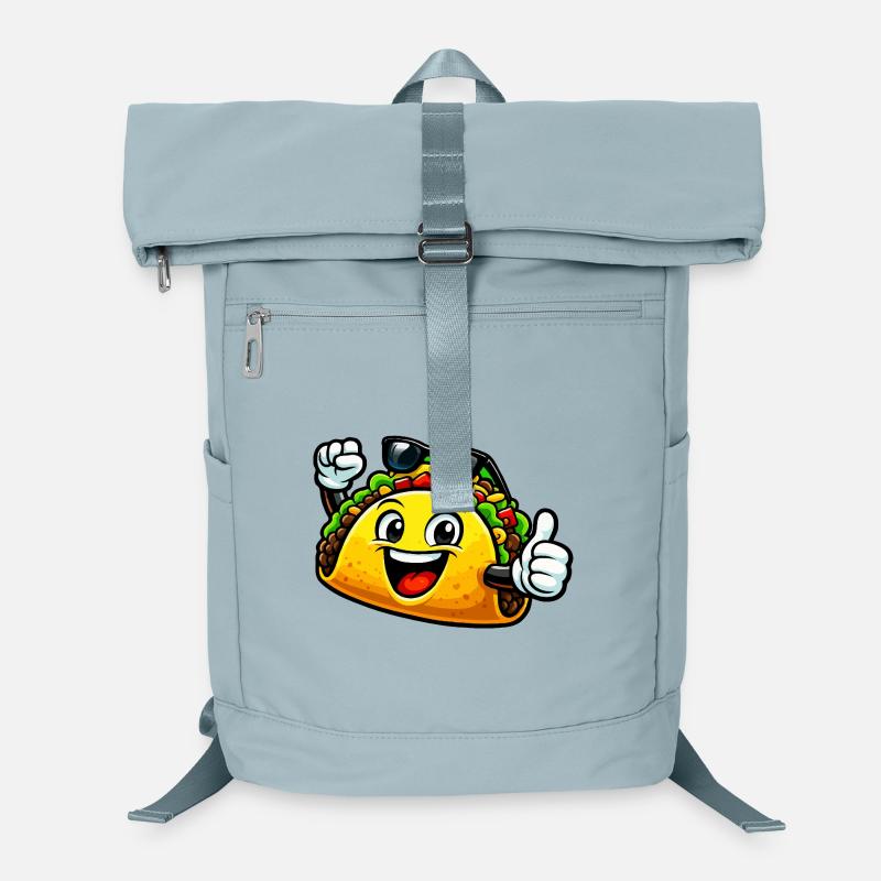 Cheerful Taco with Sunglasses Laptop Backpack