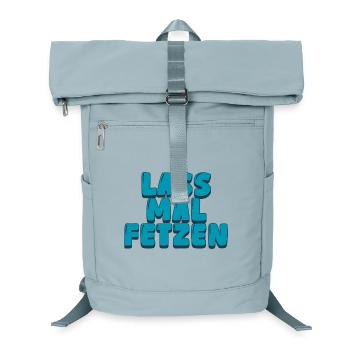 3. lass mal fetzen - Laptop-Rucksack  - Eisblau - Vorne