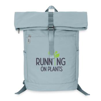 Running On Plants - Laptop Backpack - ice blue - Front