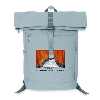 Japan, Kyoto, Fushimi Inari Taisha Torii Drawing - Laptop Backpack - ice blue - Front
