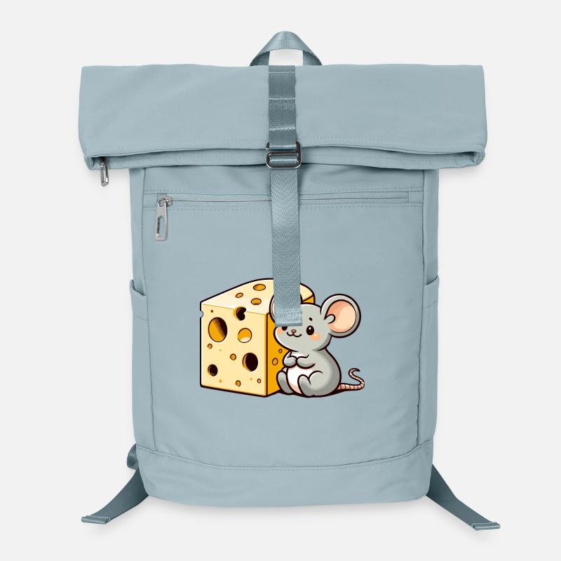 Cheese Lover Mouse: The Tiny Gourmet Laptop Backpack
